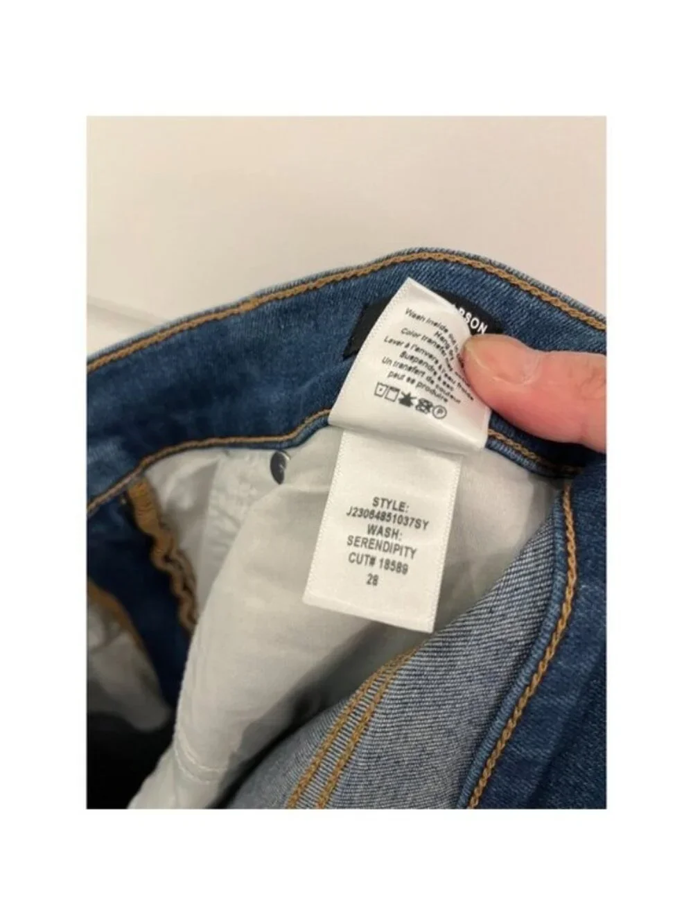 NWOT Veronica Beard‎ Carson Ankle Flare High Rise Raw Hem Blue Jeans Size 28